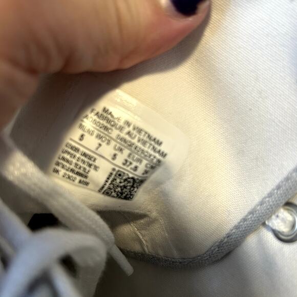 Converse Silver Glitter LGBTQ Pride Cunky Platform Heels size 7/EU 37.5 - Picture 7 of 7